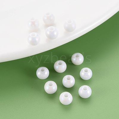 Opaque Acrylic Beads MACR-S370-D6mm-01-1