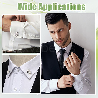 6Pairs Alloy Cufflinks FIND-CA0011-03-1