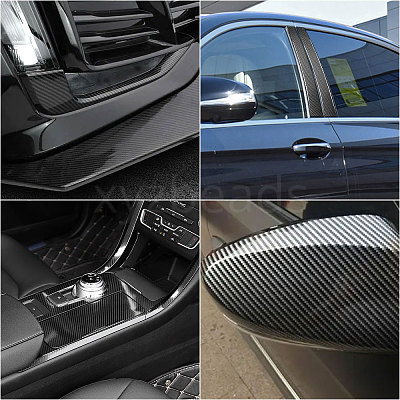 PVC Car Auto Fibre Sticker Vinyl Wrapping Film DIY-CA0006-80-1