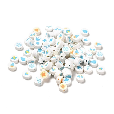 Handmade Polymer Clay Beads X1-CLAY-B003-14-1