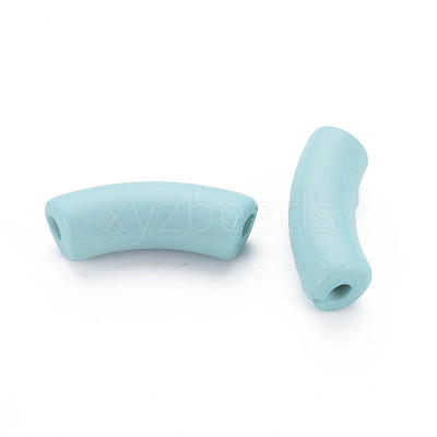 Opaque Acrylic Beads MACR-S372-001B-13-4809-1