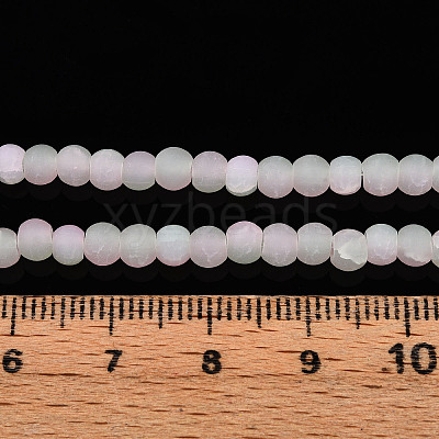Crackle Glass Beads Strands GLAA-N009-4mm-01-1