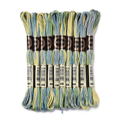 10 Skeins 6-Ply Polyester Embroidery Floss OCOR-K006-A32-1