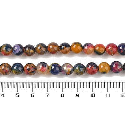 Natural Agate Bead Strands G-C116-B01-01-1