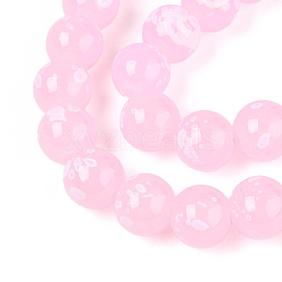 Baking Paint Glass Beads X1-DGLA-N015-10mm-02-1