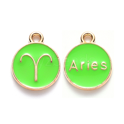 Alloy Enamel Pendants LS-ENAM-S124-01A-06A-1