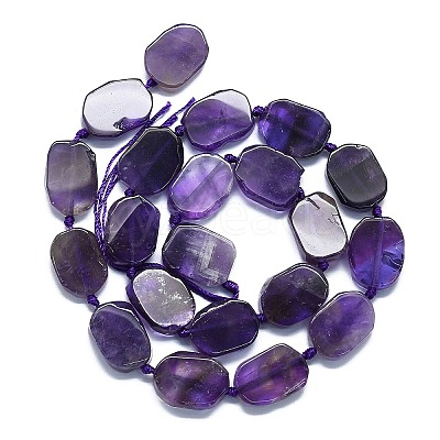 Natural Amethyst Beads Strands G-K245-J12-01-1