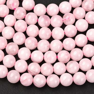 Pink Color Natural Madagascar Rose Quartz Beads Strands G-D655-6mm-1