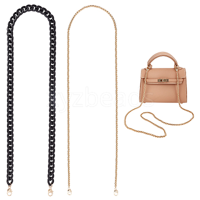 2Pcs 2 Styles Purse Chains FIND-WR0009-60-1