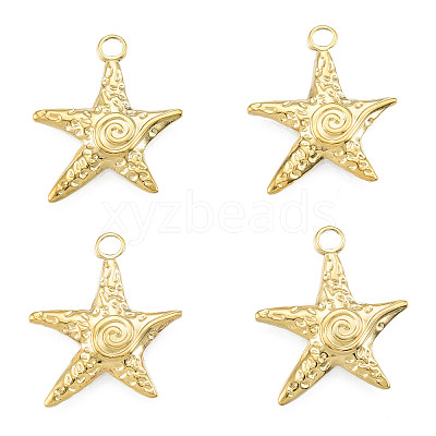 Ion Plating(IP) 201 Stainless Steel Pendants STAS-N098-230LG-1
