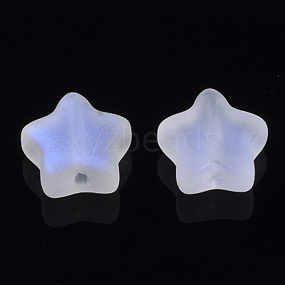 Electroplate Glass Beads X-GLAA-N035-01-C02-1