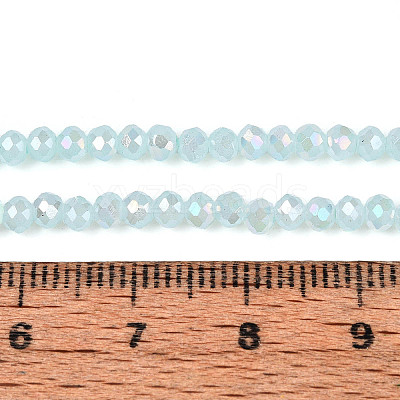 Baking Electroplate Glass Beads Strands DGLA-A039-J2mm-B26-1