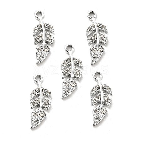 Alloy Rhinestone Pendants ALRI-C007-48P-1