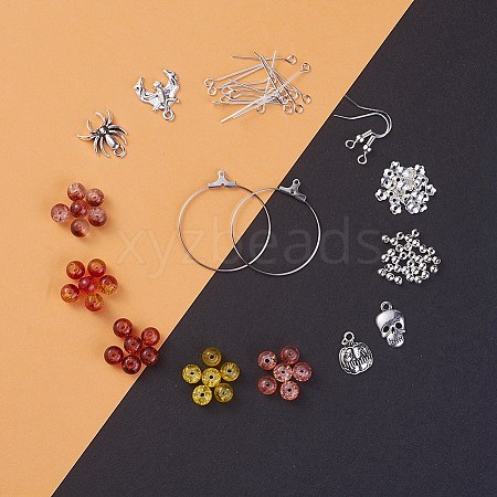 DIY Halloween Style Earring Making DIY-X0098-97-1