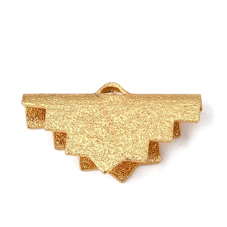 Brass Ribbon Crimp Ends X-KK-G385-01LG-1