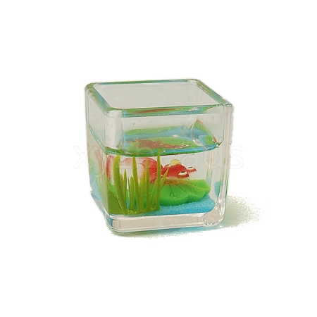 Fish Tank Resin Mini Model PW-WG0A9EF-01-1