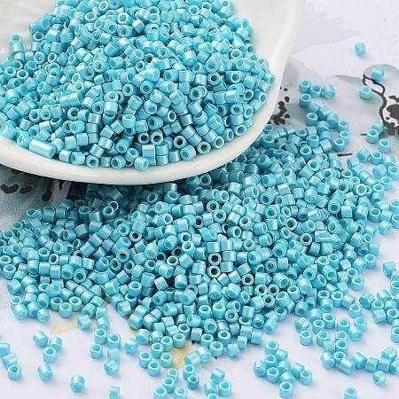 Baking Paint Glass Seed Beads X-SEED-S042-15B-34-1