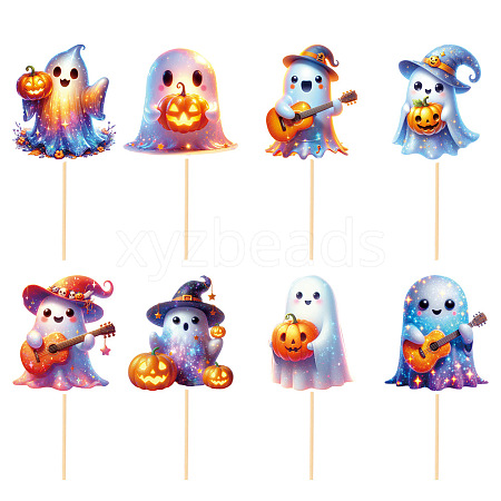 Halloween Ghost Cake Toppers PW-WGBC9F0-01-1