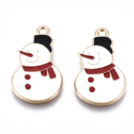 Eco-Friendly Alloy Enamel Pendants ENAM-Q437-069-NR-1