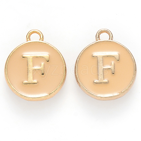 Golden Plated Alloy Enamel Charms LS-ENAM-S118-06F-1