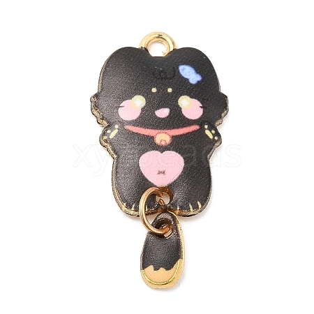 Alloy Enamel Pendants FIND-C037-18G-03-1