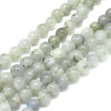 Natural Labradorite Beads Strands G-G828-01-6mm-1