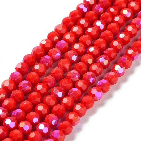 Opaque Glass Beads Strands EGLA-A035-P6mm-L03-1