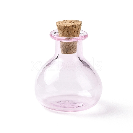 Miniature Glass Bottles GLAA-H019-03G-1