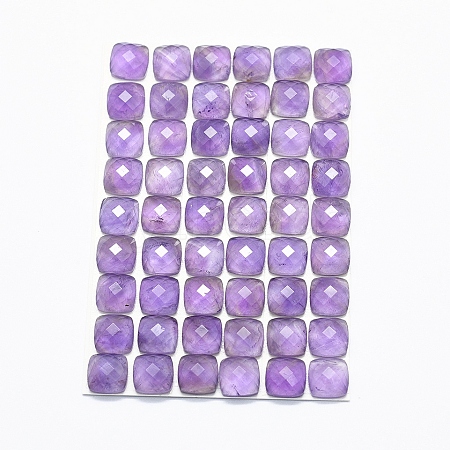 Natural Amethyst Cabochons G-O182-29B-1