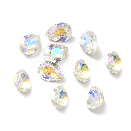 Glass Rhinestone Cabochons RGLA-F078-02C-1