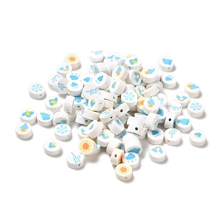 Handmade Polymer Clay Beads X1-CLAY-B003-14-1