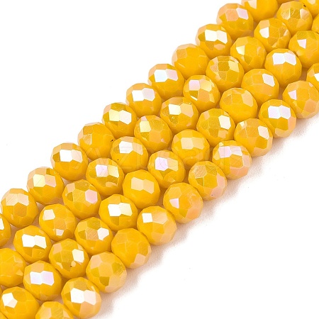 Electroplate Glass Beads Strands LS-EGLA-A044-P6mm-B29-1