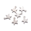 Non-Tarnish 201 Stainless Steel Pendants STAS-D0002-22P-1