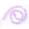Synthetic Moonstone Beads Strands G-R375-8mm-A02-2