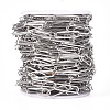 Tarnish Resistant 304 Stainless Steel Paperclip Chains CHS-L022-02C-3