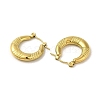 304 Stainless Steel Hoop Earrings for Women EJEW-B054-10G-2