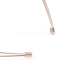 Alloy Double Hair Band Findings AJEW-WH0304-25A-RG-2