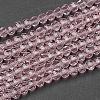 Glass Beads Strands EGLA-J042-4mm-19-2