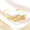 304 Stainless Steel Cuff Bangles for Women BJEW-B120-05G-01-3