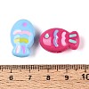 Opaque Acrylic Beads OACR-N152-08-3