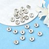 Brass Rhinestone Spacer Beads RSB038-B01-3