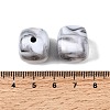 Opaque Acrylic Beads OACR-D320-01G-3