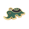 Ion Plating(IP) 304 Stainless Steel Enamel Charms FIND-Q111-02G-02-2