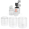 6Pcs 3 Styles Plastic Hydroponic Vase AJEW-AR0005-56-1