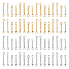 Unicraftale 80Pcs 8 Styles 201 Stainless Steel Connector Charms STAS-UN0055-55-1