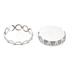Non-Tarnish 304 Stainless Steel Cabochon Settings STAS-Y001-09E-P-3