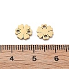 304 Stainless Steel Laser Cut Flower Connector Charms STAS-M111-12G-02-3