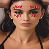 2 Sheets Acrylic Face Gems Stickers DIY-LP0001-73-3