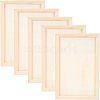 Wood Painting Canvas Panels LS-WOOD-WH0109-07-1