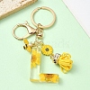 Resin & Alloy Enamel Keychain X1-KEYC-YW00134-12-1